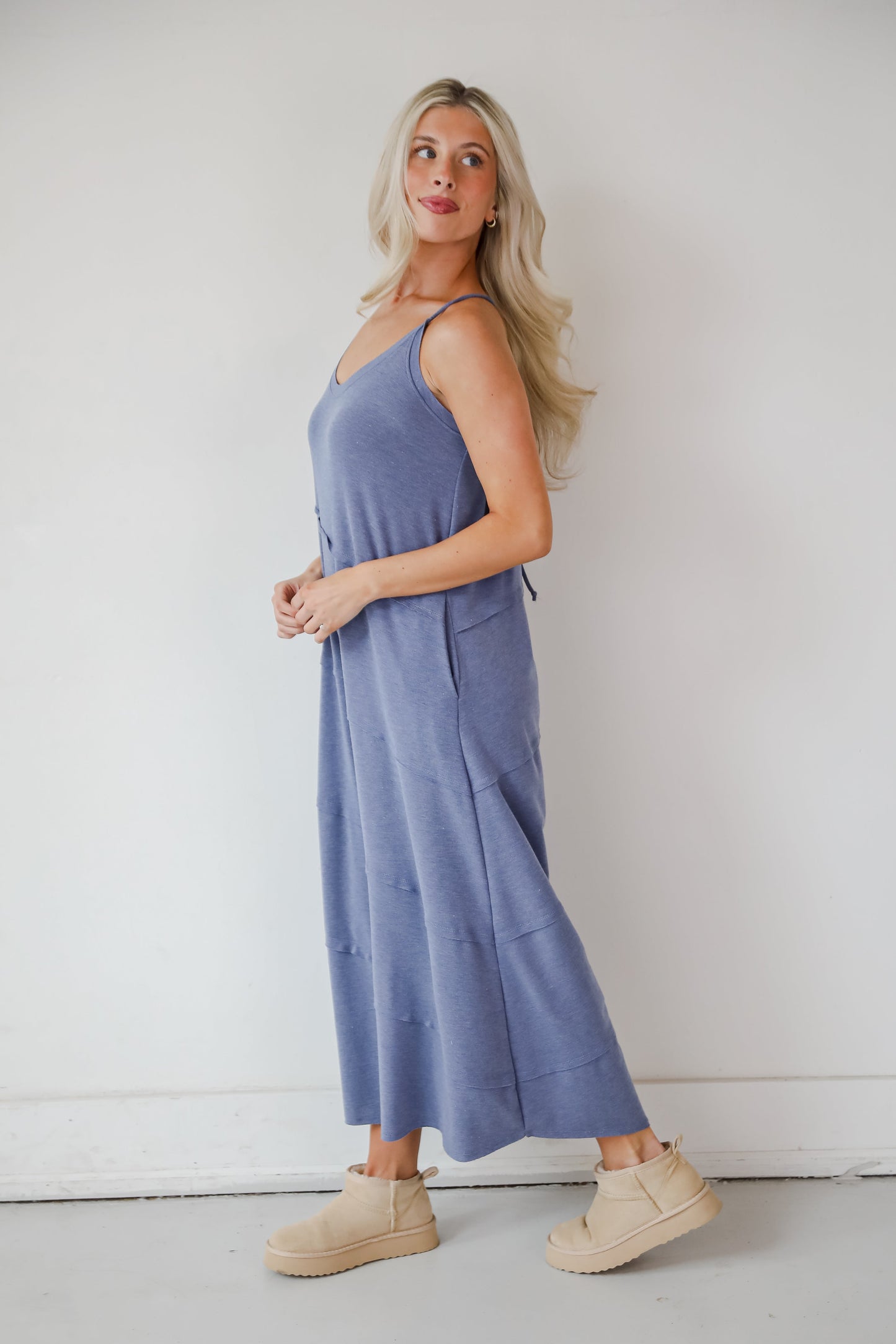 Favorite Impression Denim Wide Leg Jumpsuit