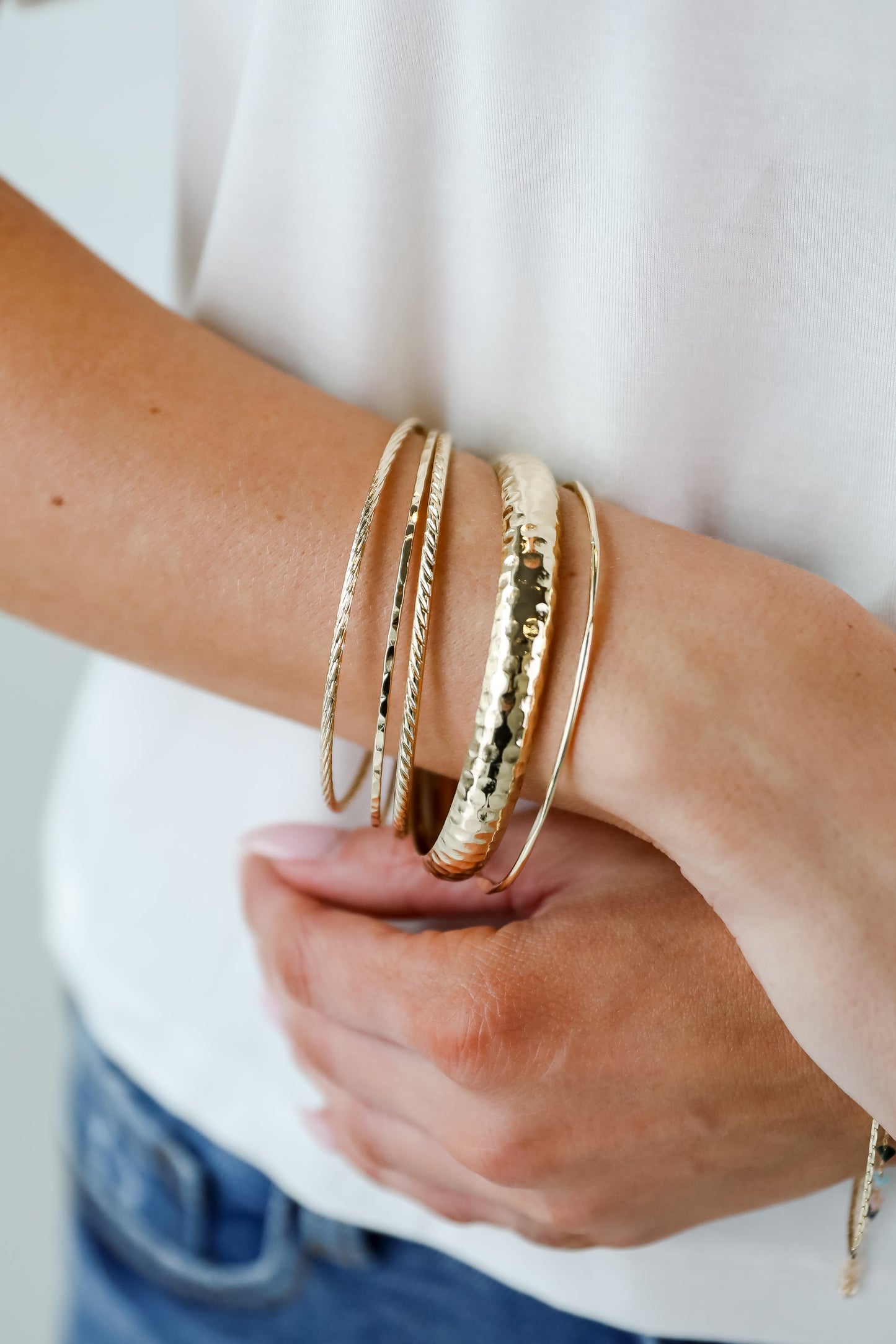 Melody Gold Bangle Set