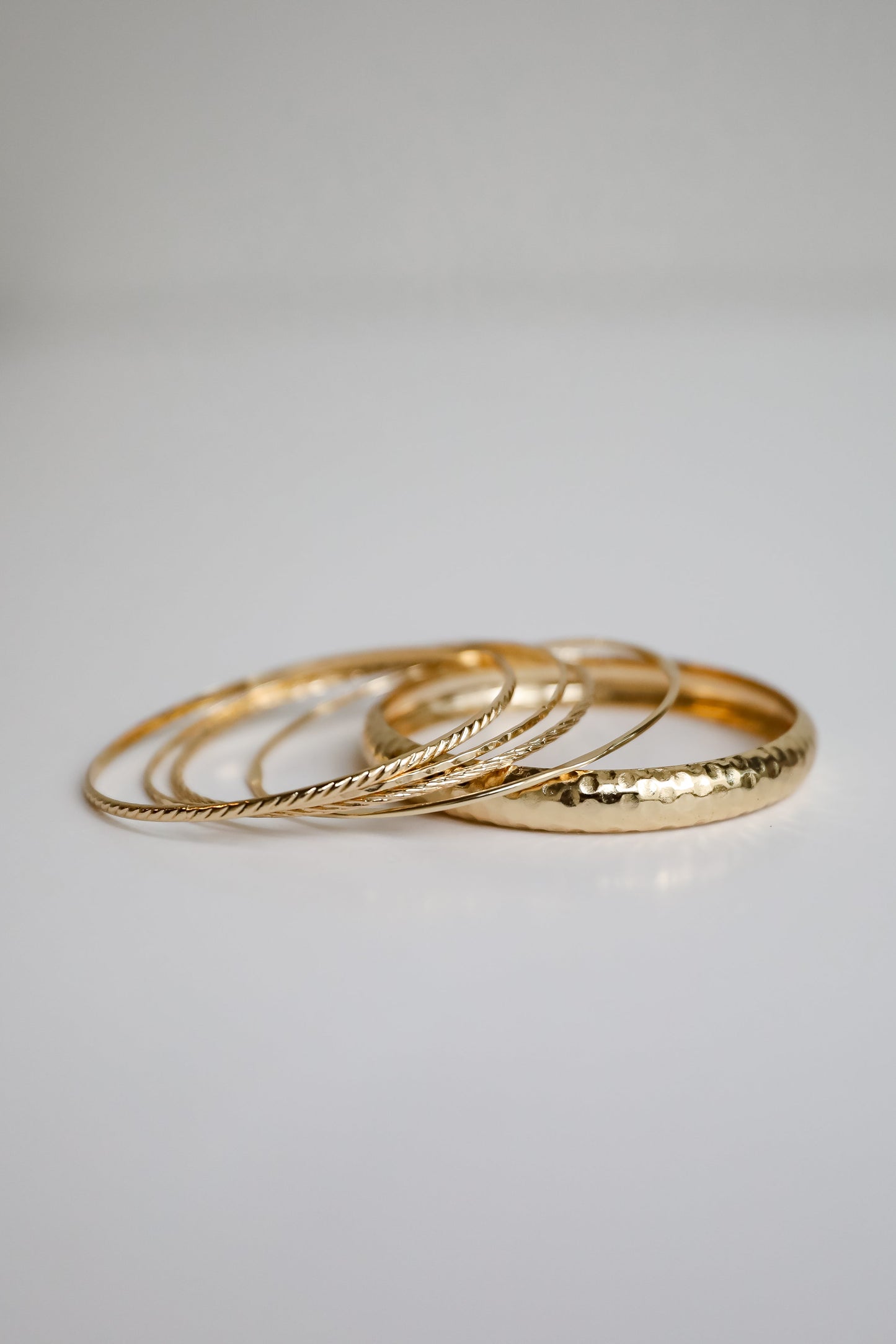 Melody Gold Bangle Set