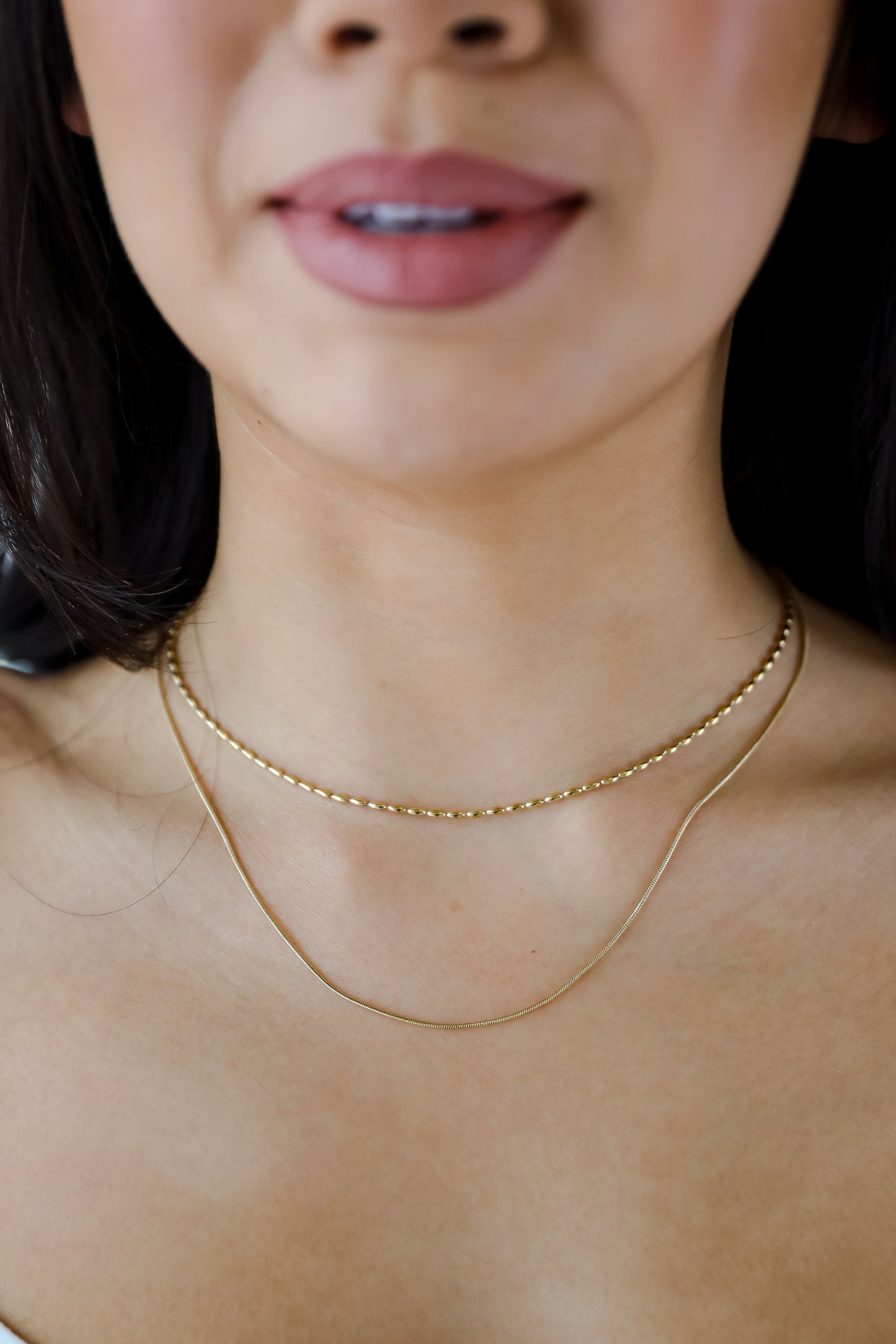 Avery Gold Layered Chain Necklace