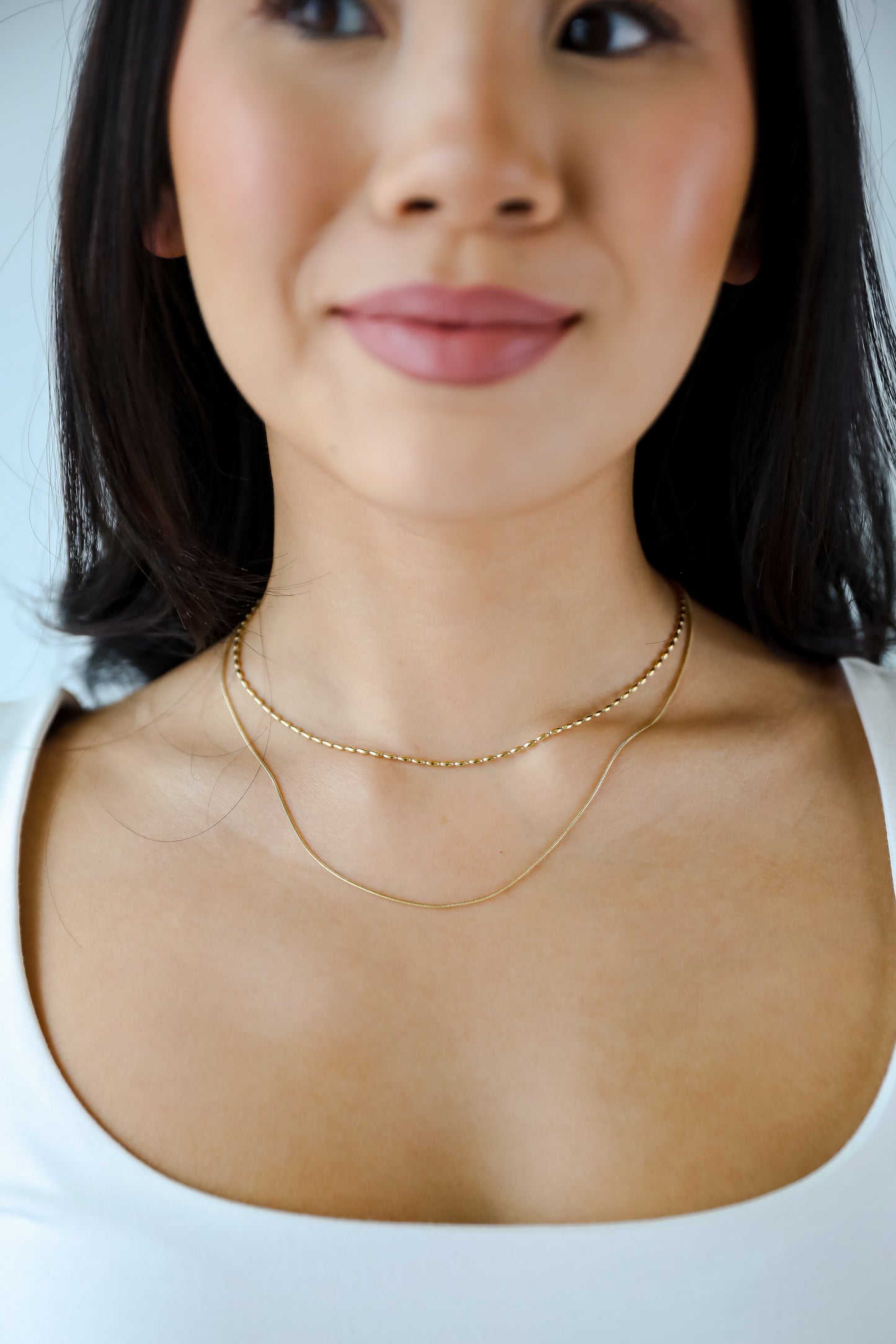 Avery Gold Layered Chain Necklace
