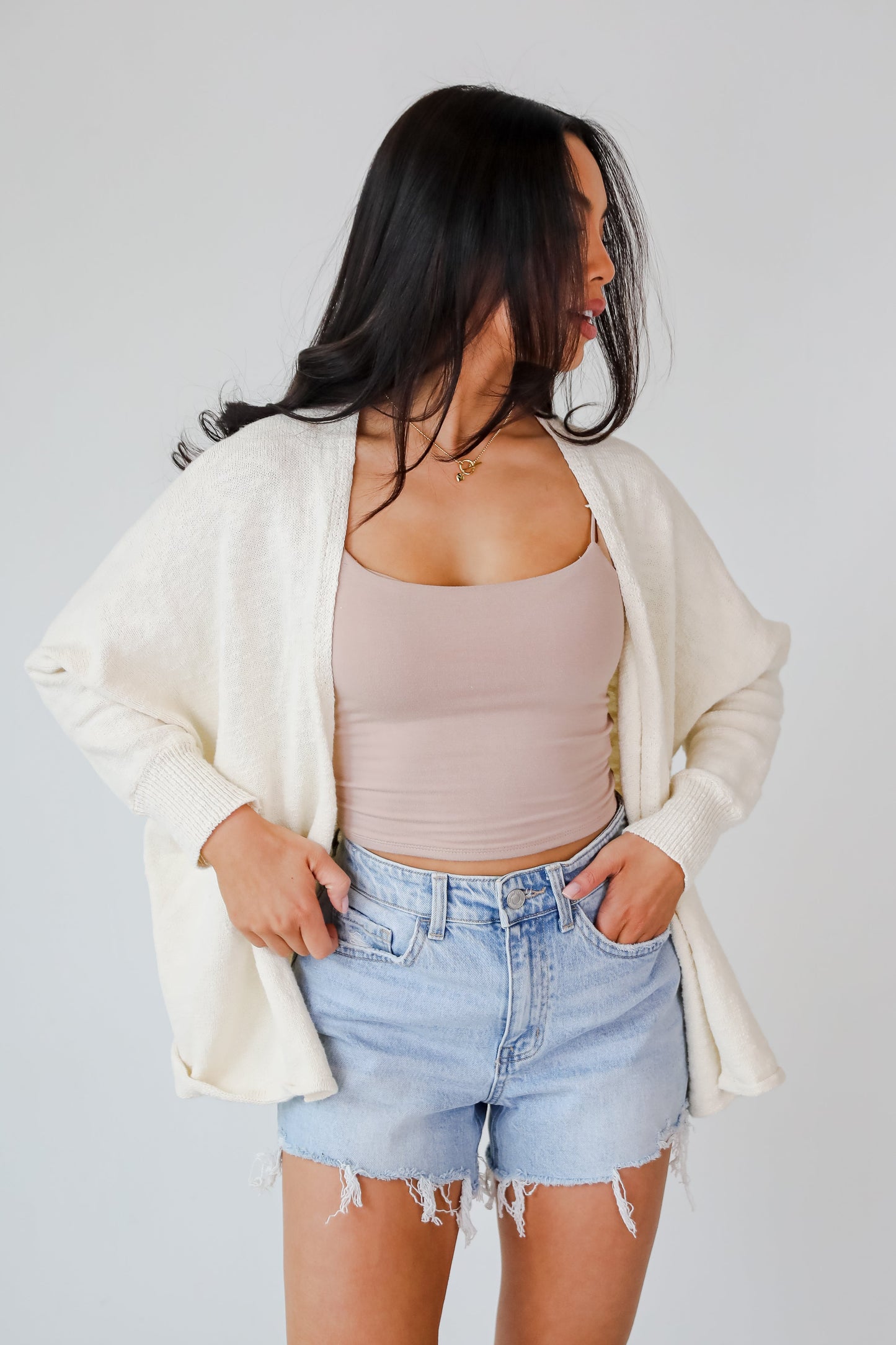 Easygoing Coziness Ivory Cardigan