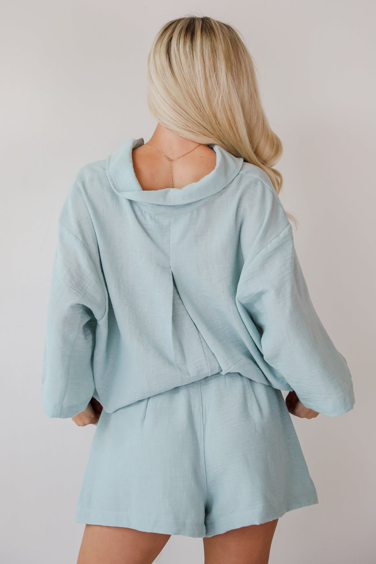 Sunny Mentality Sage Shorts - DU DEAL