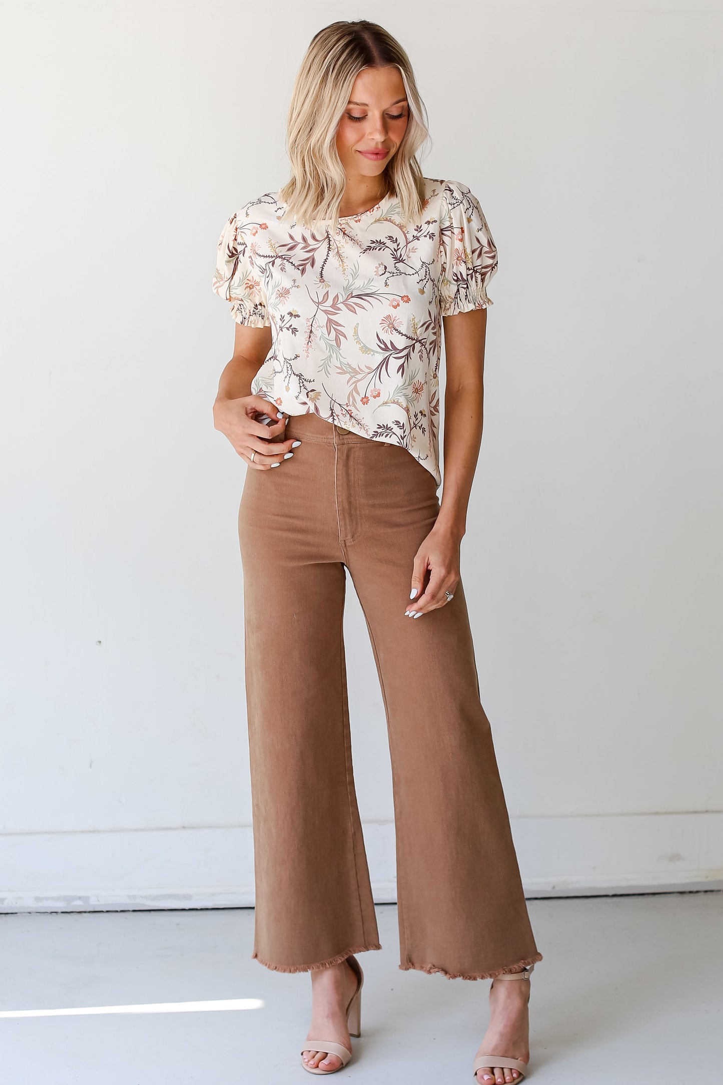 Keep It Adorable Wide Leg Jeans