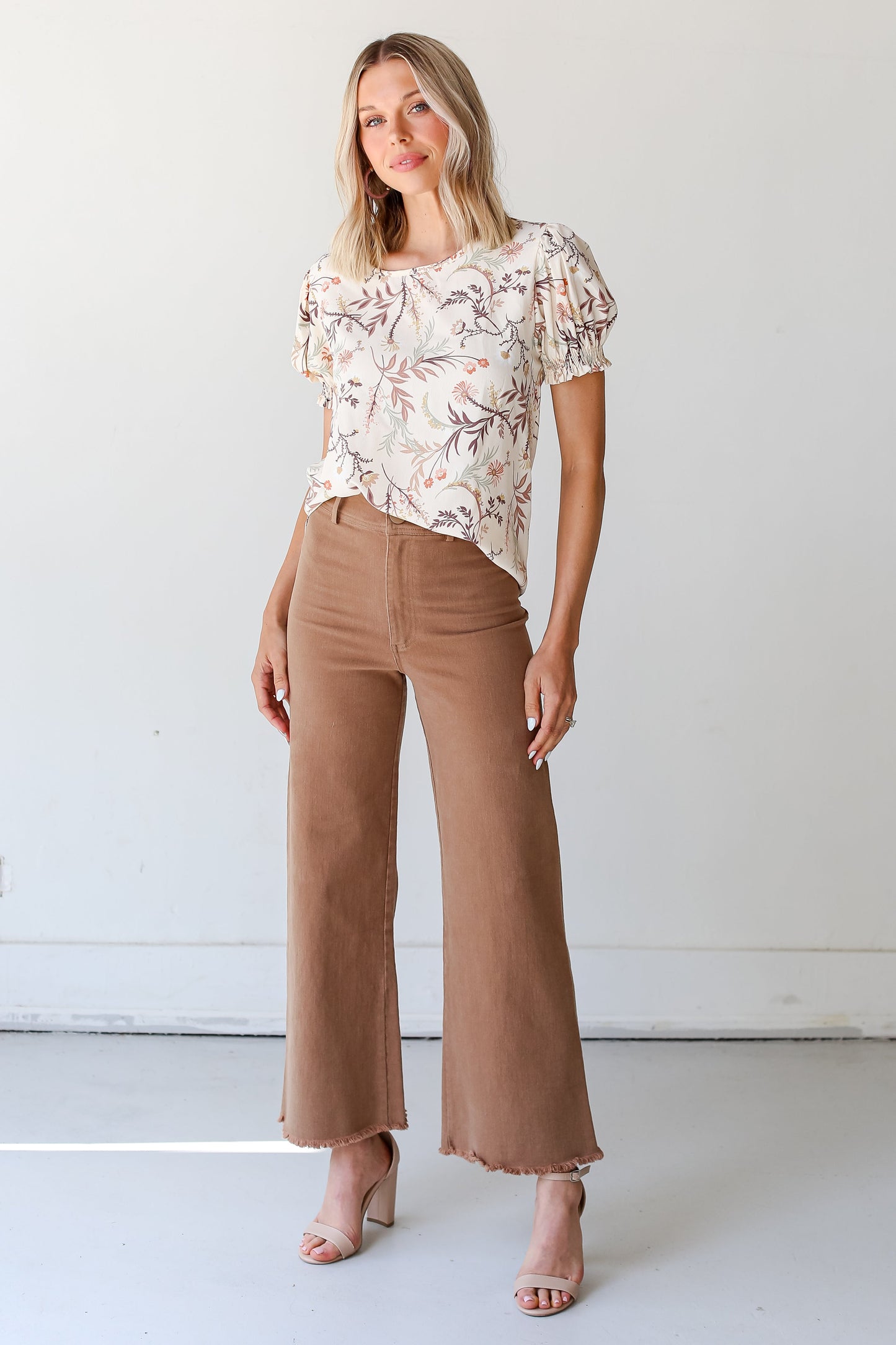 Keep It Adorable Wide Leg Jeans