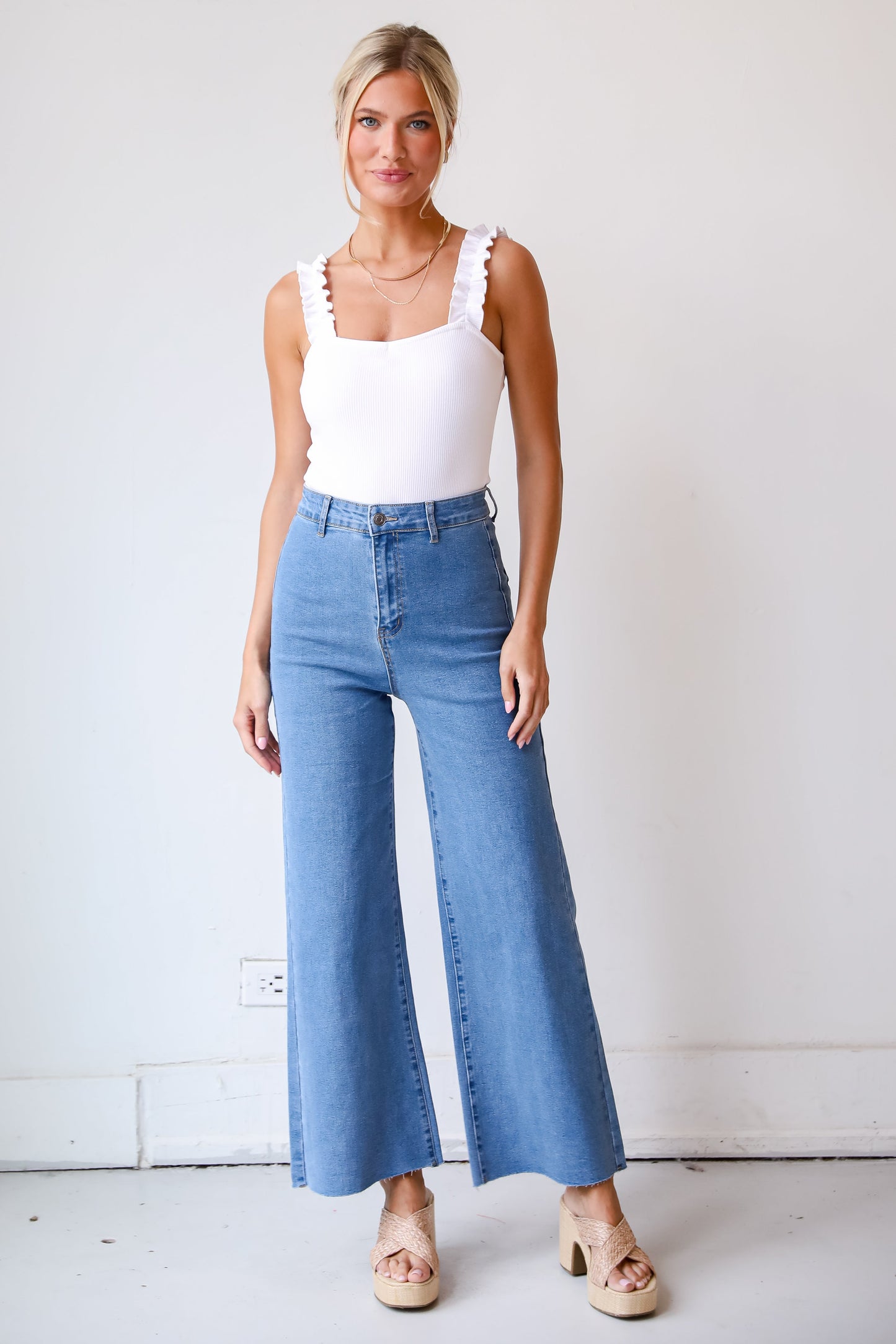 FINAL SALE - Jordyn Wide Leg Jeans