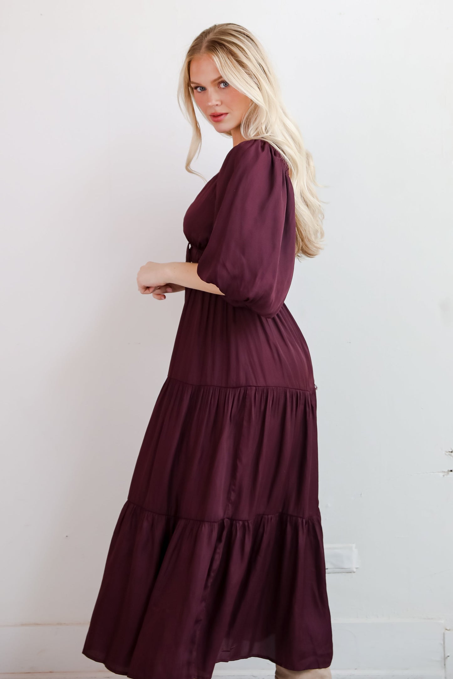 Extravagant Muse Tiered Midi Dress