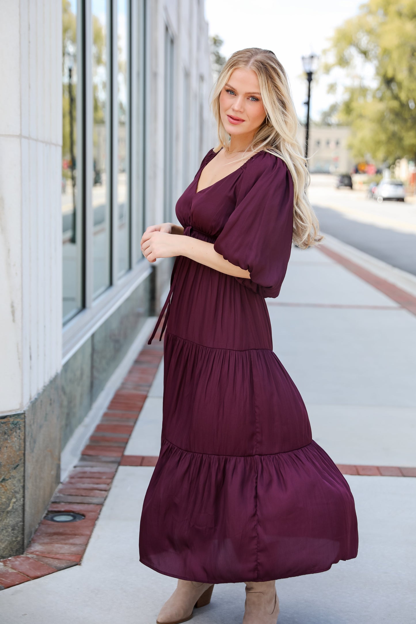 Extravagant Muse Tiered Midi Dress